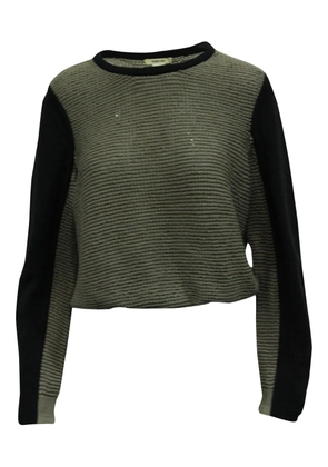 Helmut Lang Pre-Owned panelled cotton sweater - Grey