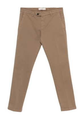 Briglia 1949 slim-cut chino trousers - Brown