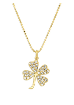 Jennifer Meyer large Clover diamond necklace - Gold