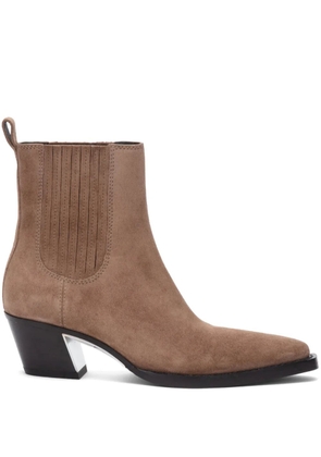 3.1 Phillip Lim Downtown 60mm suede boots - Brown