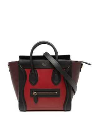 Celine Pre-Owned 2015 Nano Tricolor Leather Luggage Tote satchel - Multicolour