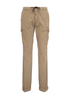 Mason's drawstring-waist cargo pants - Neutrals