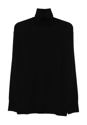 Erika Cavallini turtleneck wool sweater - Black