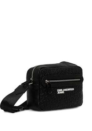 Karl Lagerfeld Jeans embossed belt bag - Black