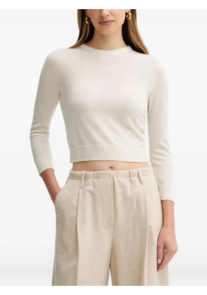 Liviana Conti Stacy round-neck top - White