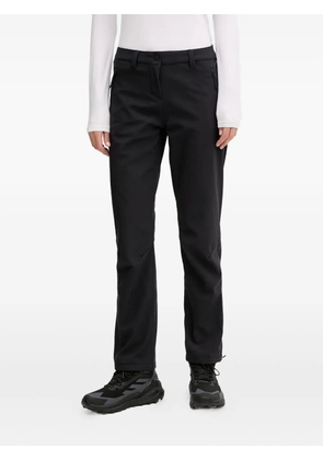 JACK WOLFSKIN zip-up performance trousers - Black