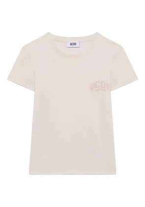 GCDS logo-detail T-shirt - Neutrals