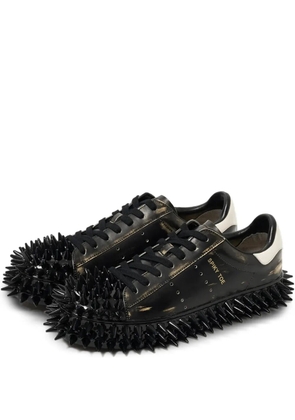 Doublet Spiky leather sneakers - Black
