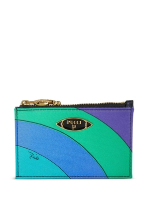 PUCCI Iride-print cardholder - Green