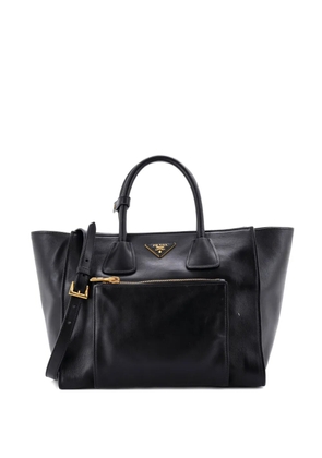Prada Pre-Owned Front Pocket Wing Convertible Soft Calf tote bag - Black