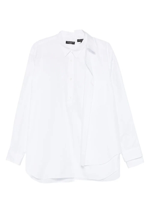 Comme des Garçons Homme Plus layered shirt - Light and natural