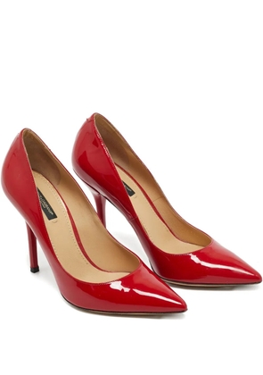 Dolce & Gabbana Pre-Owned pointed-toe leather pumps - Red