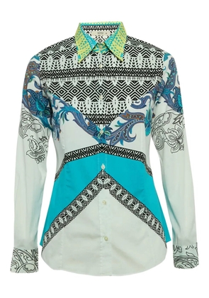 Etro Pre-Owned paisley-print shirt - White