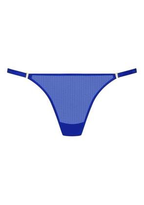 Maison Close Corps à Corps Neon mini thong - Blue