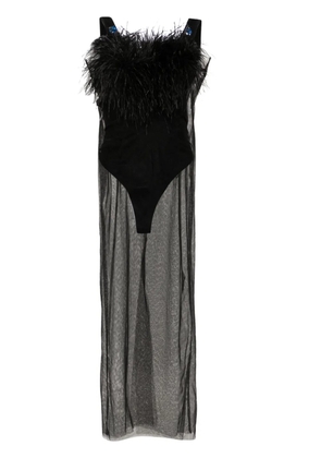 Loulou crystal-embellished maxi dress - Black