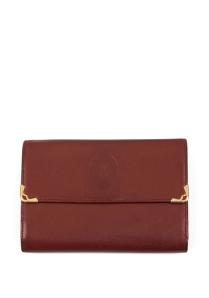 Cartier 1990s leather wallet - Red