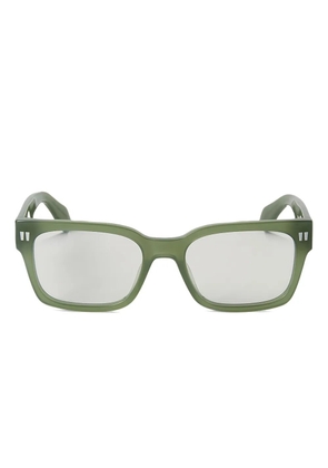Off-White Eyewear Style 53 square glasses - Green