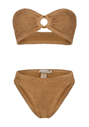 PARAMIDONNA Chloe ring two-piece swimsuit - Neutrals