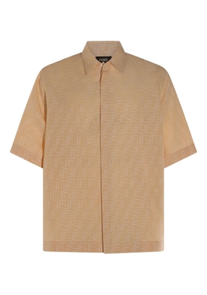 FENDI FF-pattern shirt - Neutrals