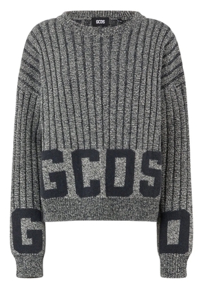 GCDS logo sweater - Grey