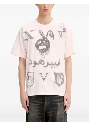 Neighborhood graphic-print T-shirt - Pink