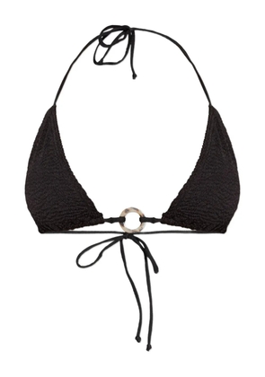 Bond-eye Ring Ingrid bikini top - Black