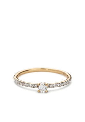We by WHITEbIRD 18K yellow gold Solitaire diamond ring