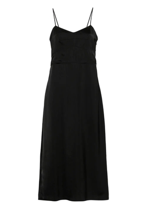 Fabiana Filippi satin slip dress - Black