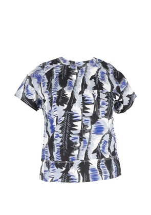 Marni Pre-Owned printed crewneck blouse - White