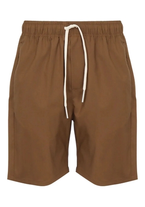Giuliano Galiano elasticated-waist drawstring shorts - Brown