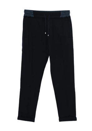 Doriani Cashmere drawstring-waist trousers - Black