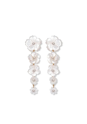 Jennifer Behr Chelsey earrings - White