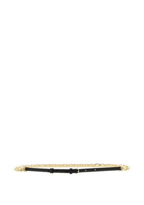 PINKO chain leather belt - Black