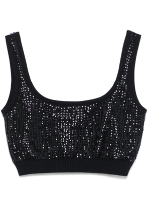 P.A.R.O.S.H. sequin-embellished bralette - Blue