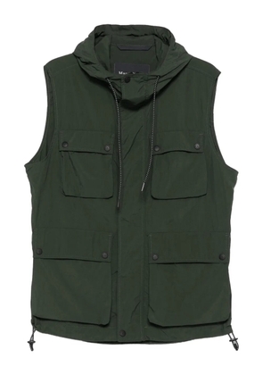 Marc O'Polo hooded multi-pocket vest - Green