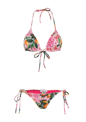 Brigitte floral-print bikini - Pink