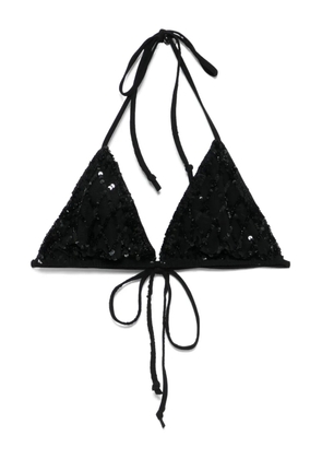 P.A.R.O.S.H. Gradient bikini top - Black