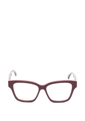 Gucci Pre-Owned 2010s rectangle glasses - Red