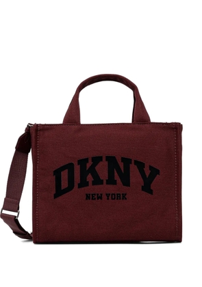 DKNY medium Hadlee logo-print tote bag - Red