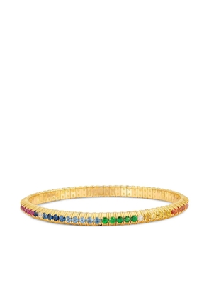 ZYDO 18K yellow gold sapphire and diamond bracelet