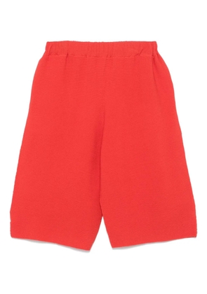 Homme Plissé Issey Miyake cotton shorts - Red