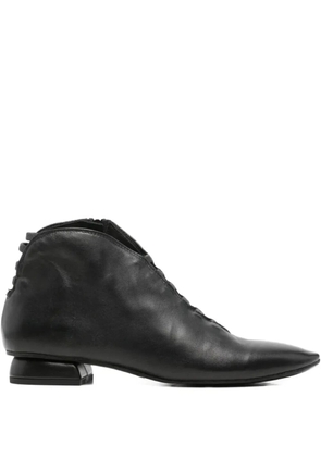 kudeta leather ankle boots - Black