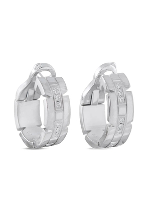 Cartier diamond white gold earrings - Silver