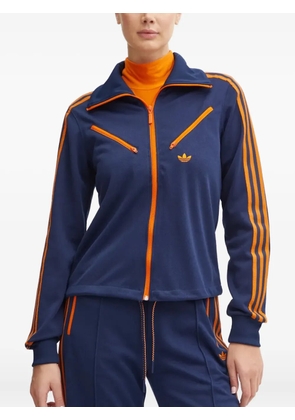adidas zip-details jacket - Blue