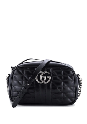 Gucci Pre-Owned GG Marmont Shoulder Bag Mixed Matelasse Leather Small crossbody bag - Black