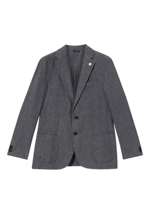 Brooks Brothers linen single-breasted blazer - Grey