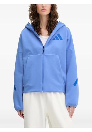 adidas Z.N.E. logo hooded hoodie - Blue