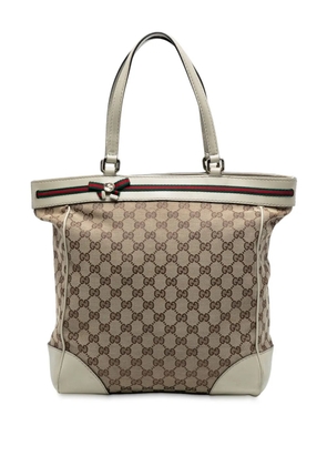 Gucci Pre-Owned 2016-2025 GG Canvas Mayfair tote bag - Brown