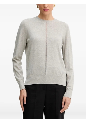 BOSS side-slits sweater - Grey