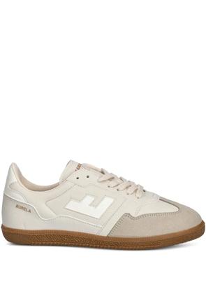 Flamingos logo-detail suede trainers - Neutrals